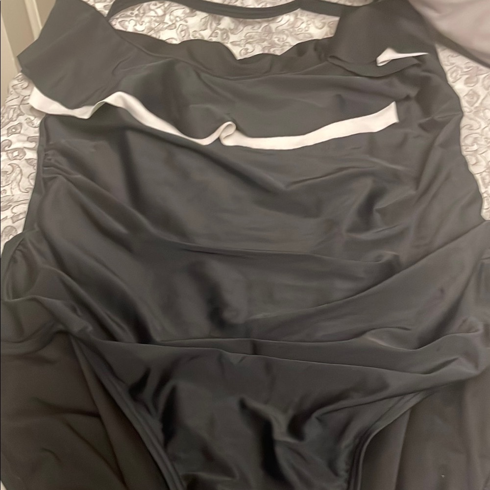 Tommy Hilfiger Black and White swimsuit